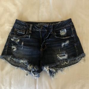 american eagle jean shorts